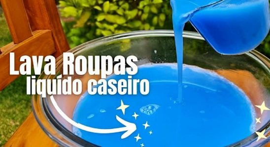 Lava Roupas Líquido Caseiro