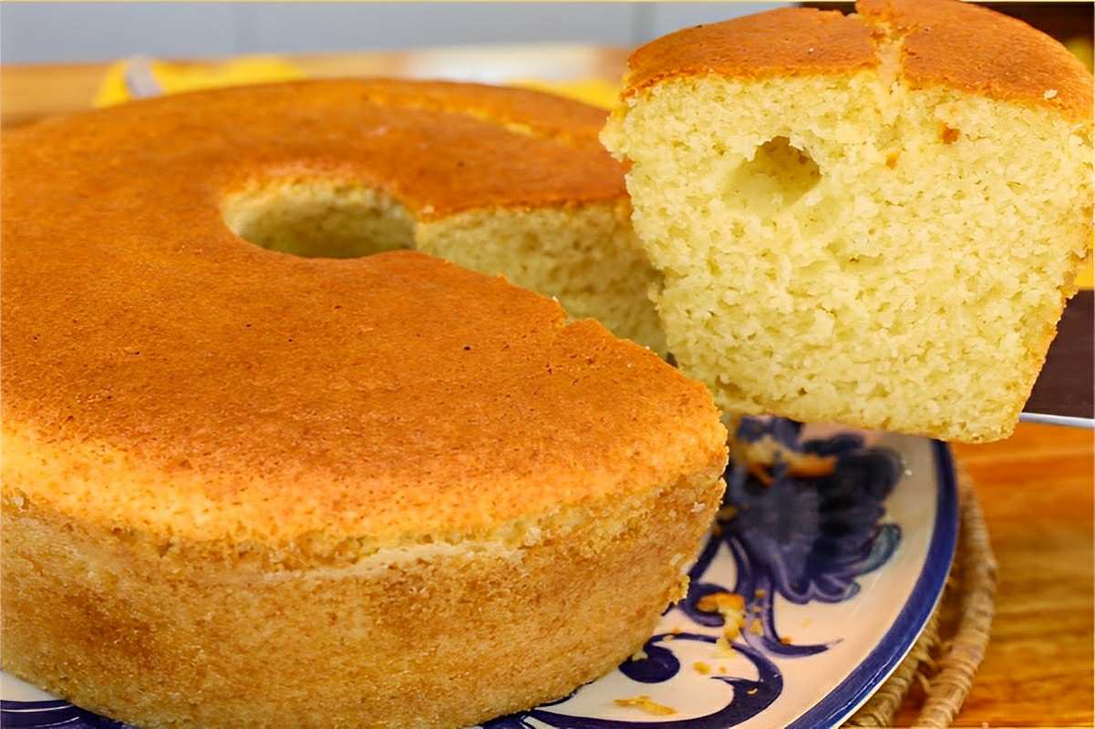 Bolo de trigo bem simples um bolo caseirinho delicioso para acompanhar ...