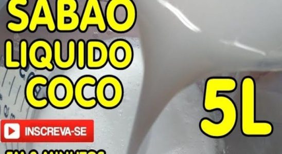 Sabão Liquido De Coco