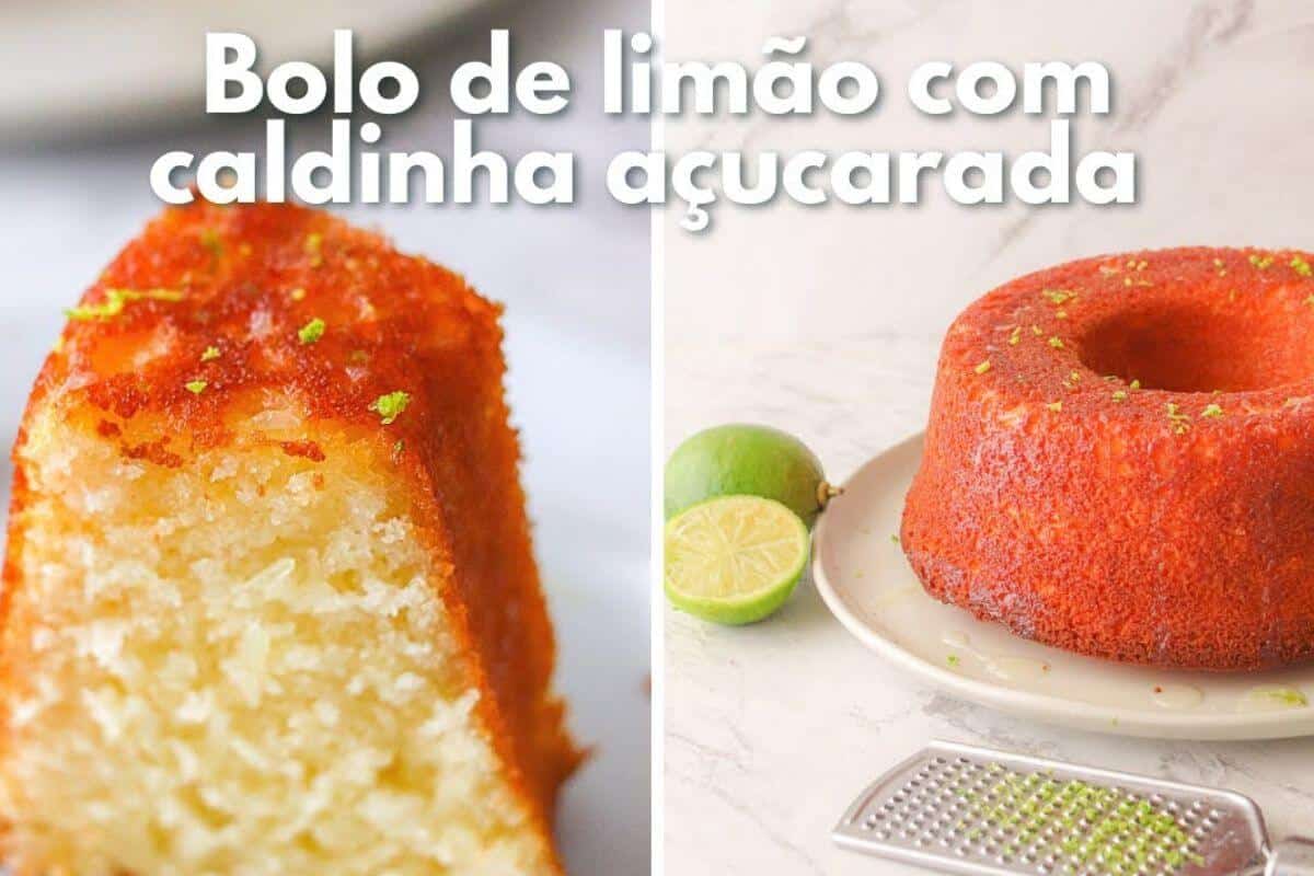 bolo de limão fofinho