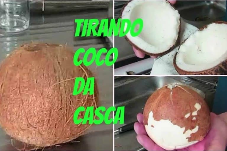 Coco Da Como tirar coco da casca de um jeito que você nunca imaginou ser tão fácil