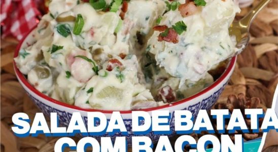 Salada De Batata Com Bacon