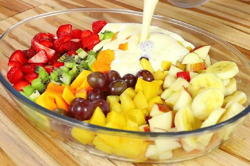 Salada De Frutas Cremosa