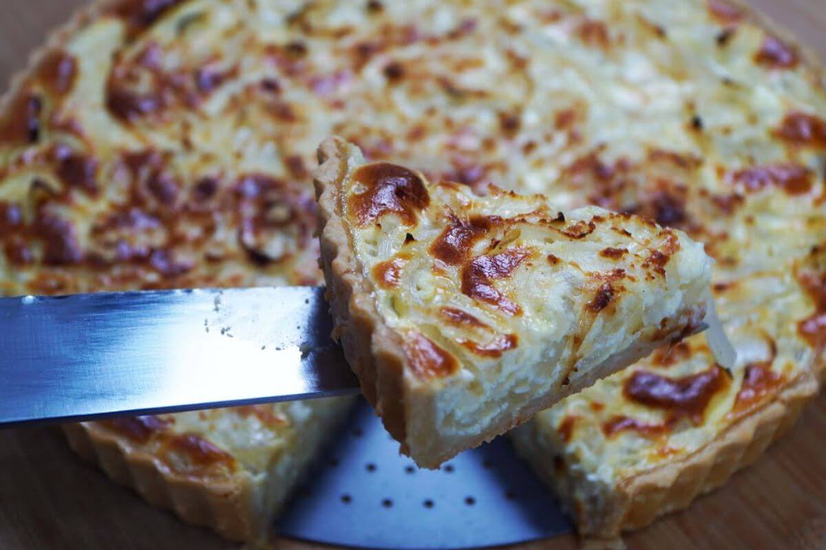 quiche de cebola