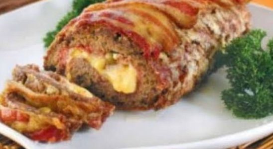 rocambole de carne moída