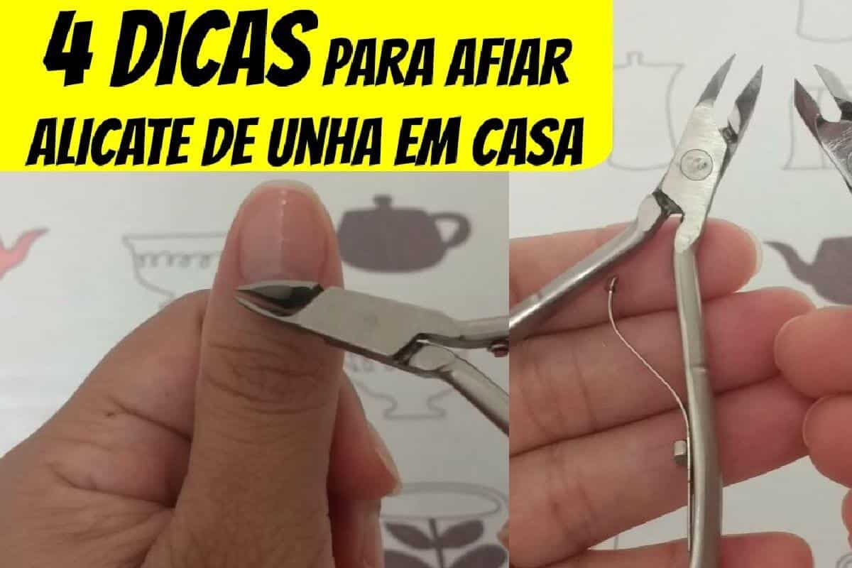 Como afiar alicate de unha em casa mesmo sem precisar gastar dinheiro