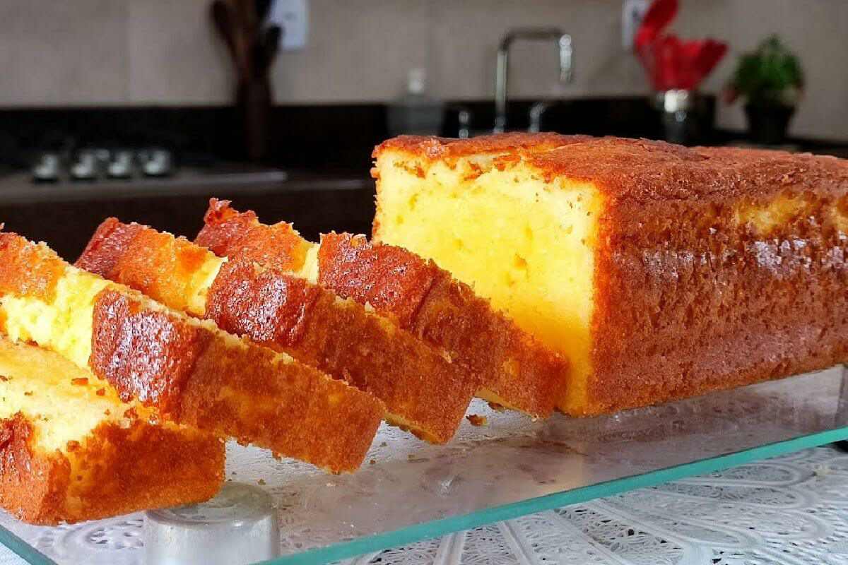 Bolo de fubá tipo pullman fofinho para deixar seu café da manhã ainda ...