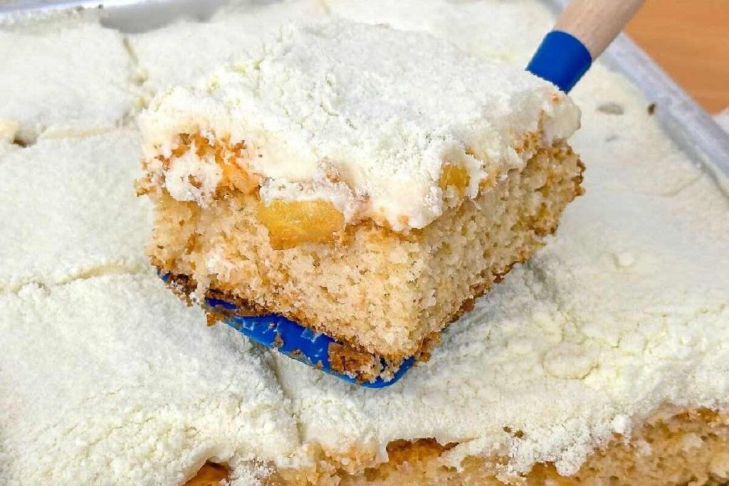 bolo gelado de abacaxi