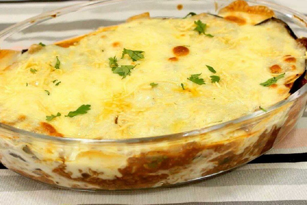 Lasanha de berinjela sem massa e sem fritura para o seu almoço de amanhã