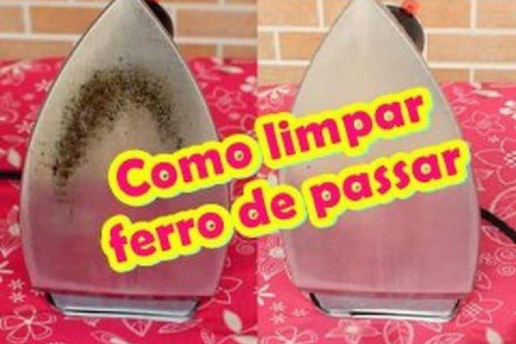 como limpar ferro de passar