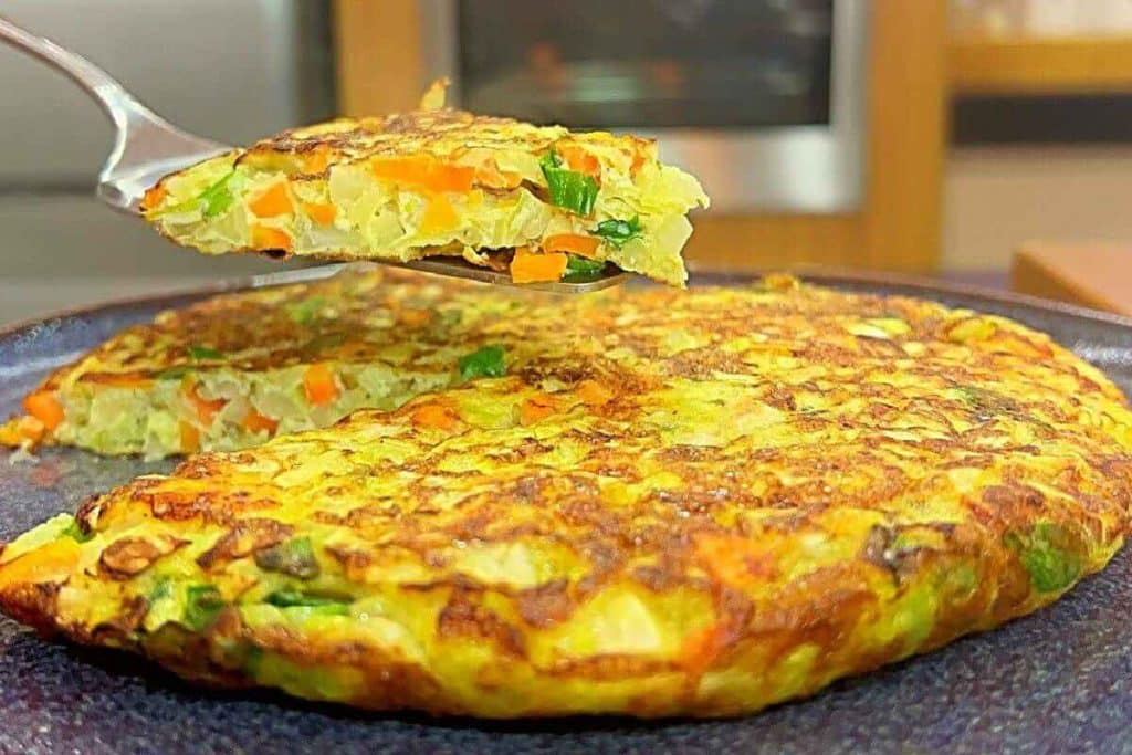 omelete de legumes