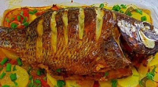 Peixe Assado No Forno