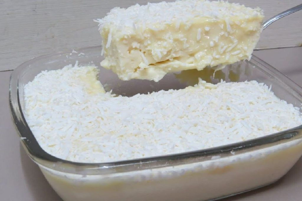 sobremesa gelada de coco