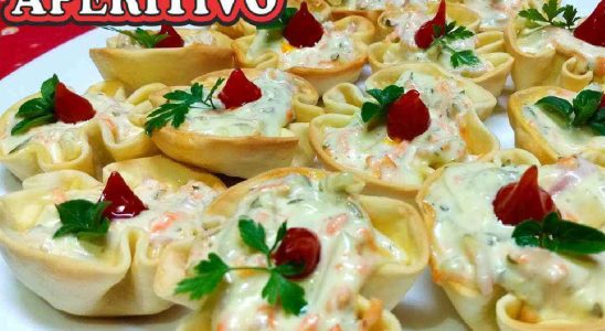 aperitivo rápido e fácil