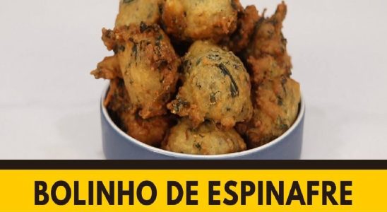 bolinho de espinafre