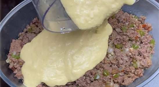 carne moída ao forno