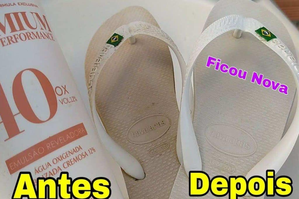 Como Limpar Chinelo Encardido