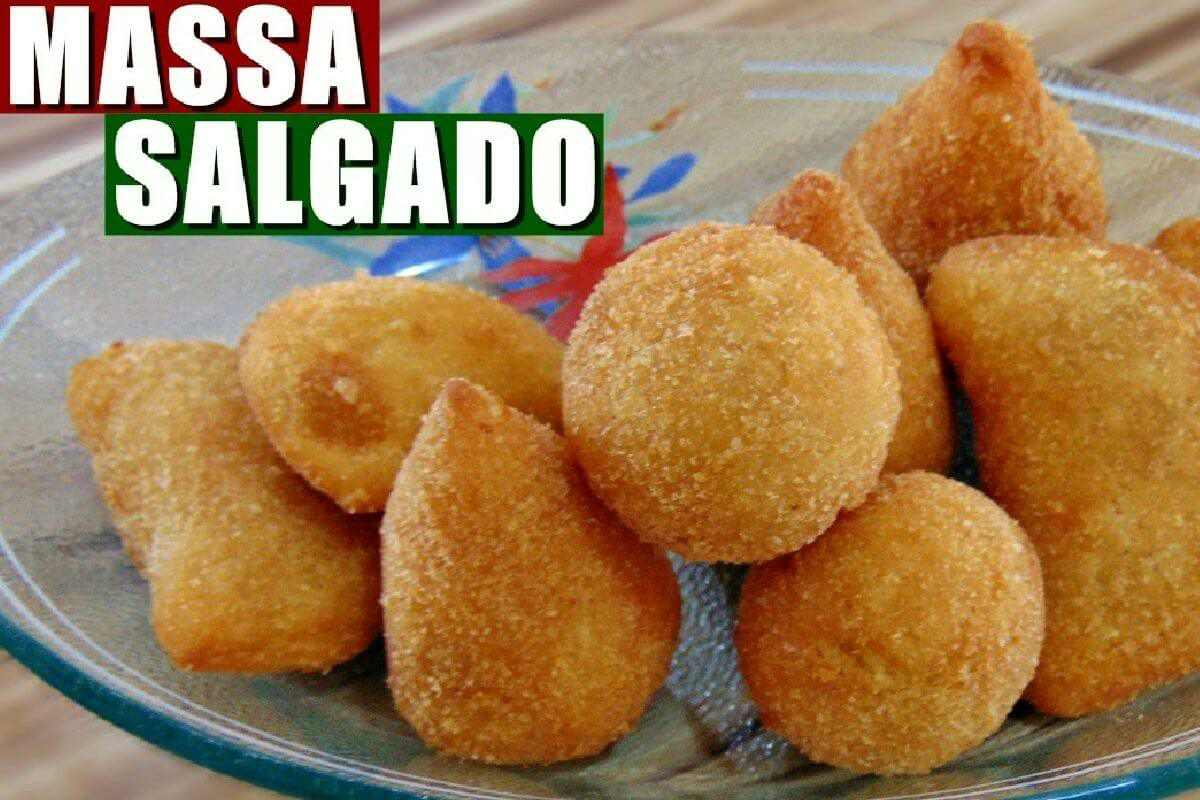 massa para salgado frito