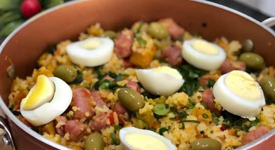 almoço rápido e completo