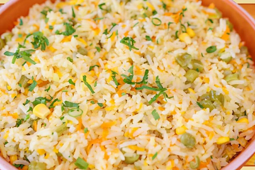arroz com legumes