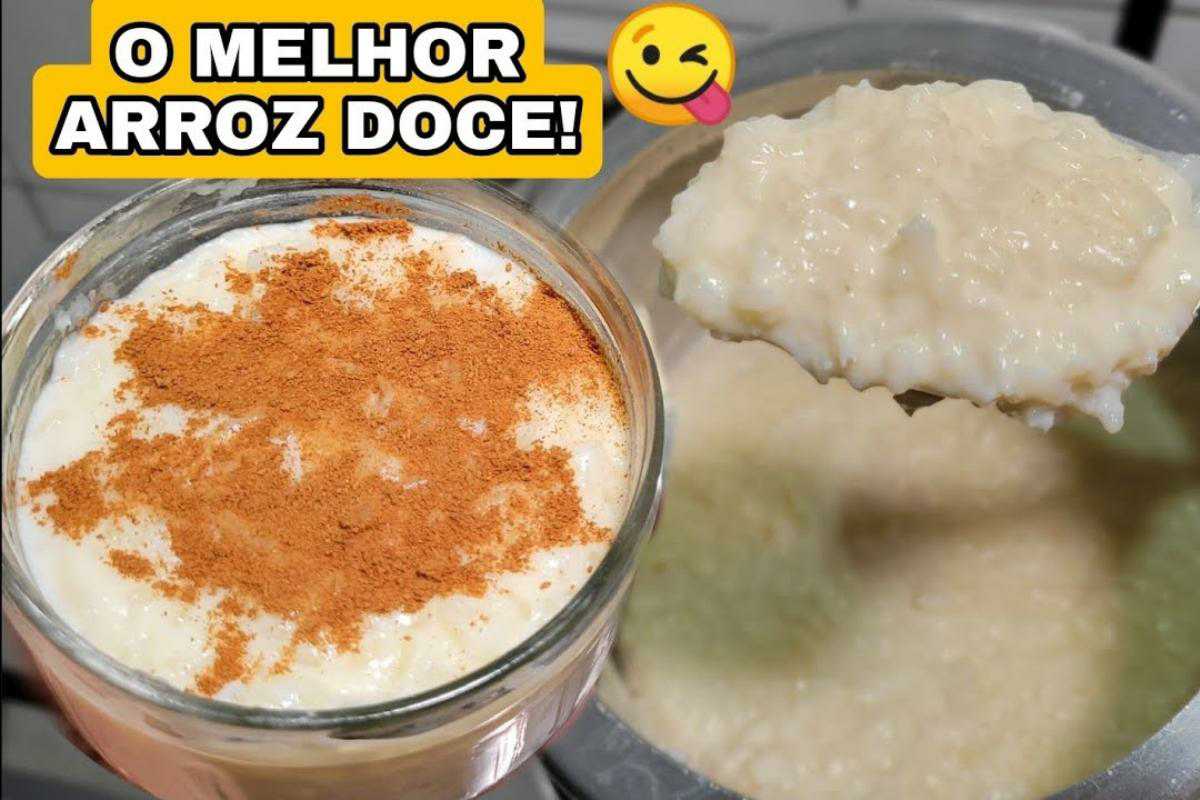 arroz doce cremoso