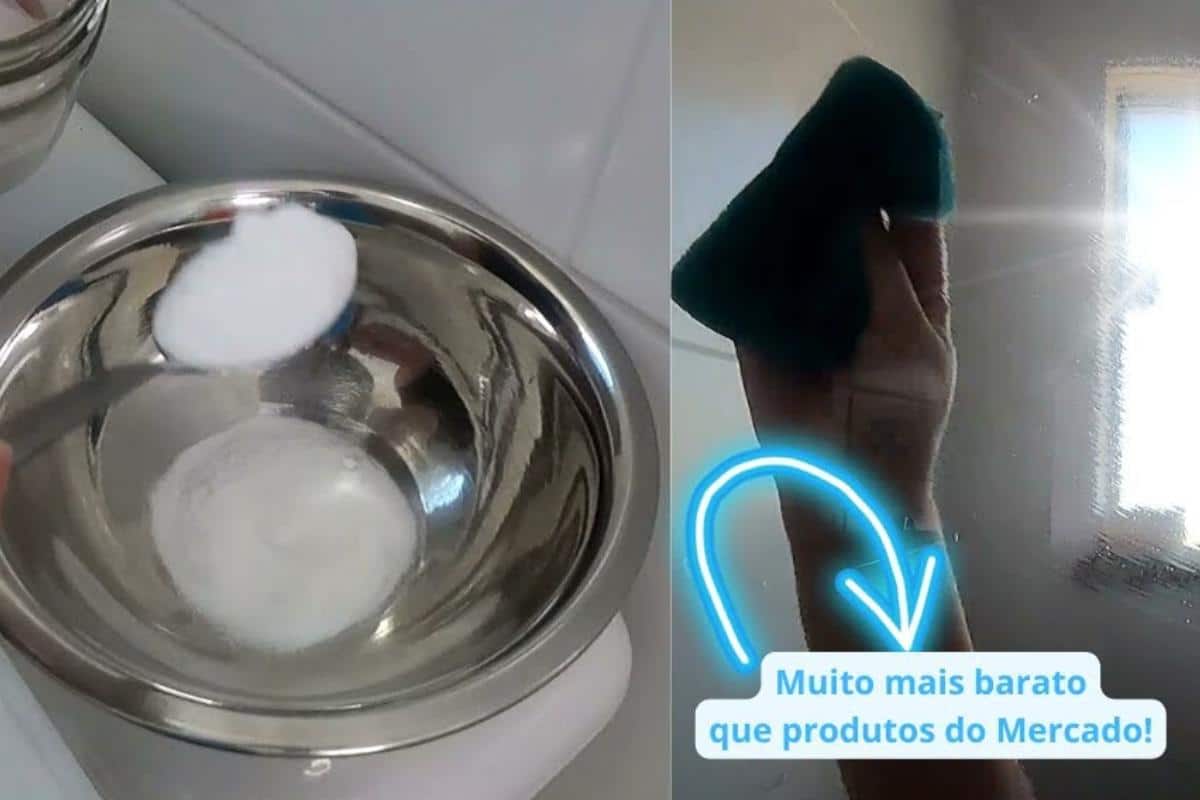 misturinha para limpar box do banheiro