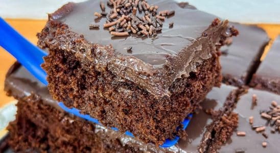 bolo de chocolate sem trigo