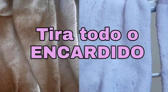 como desencardir meia branca