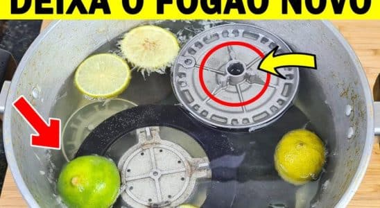 como limpar bocas do fogão