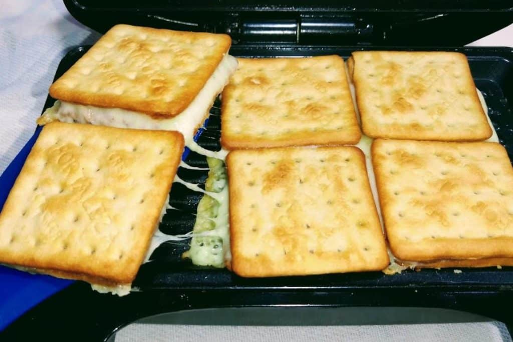 lanche na sanduicheira