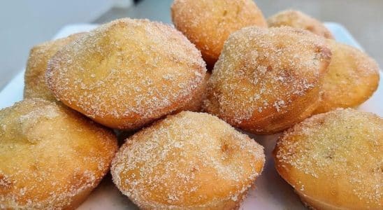 bolinho de chuva assado