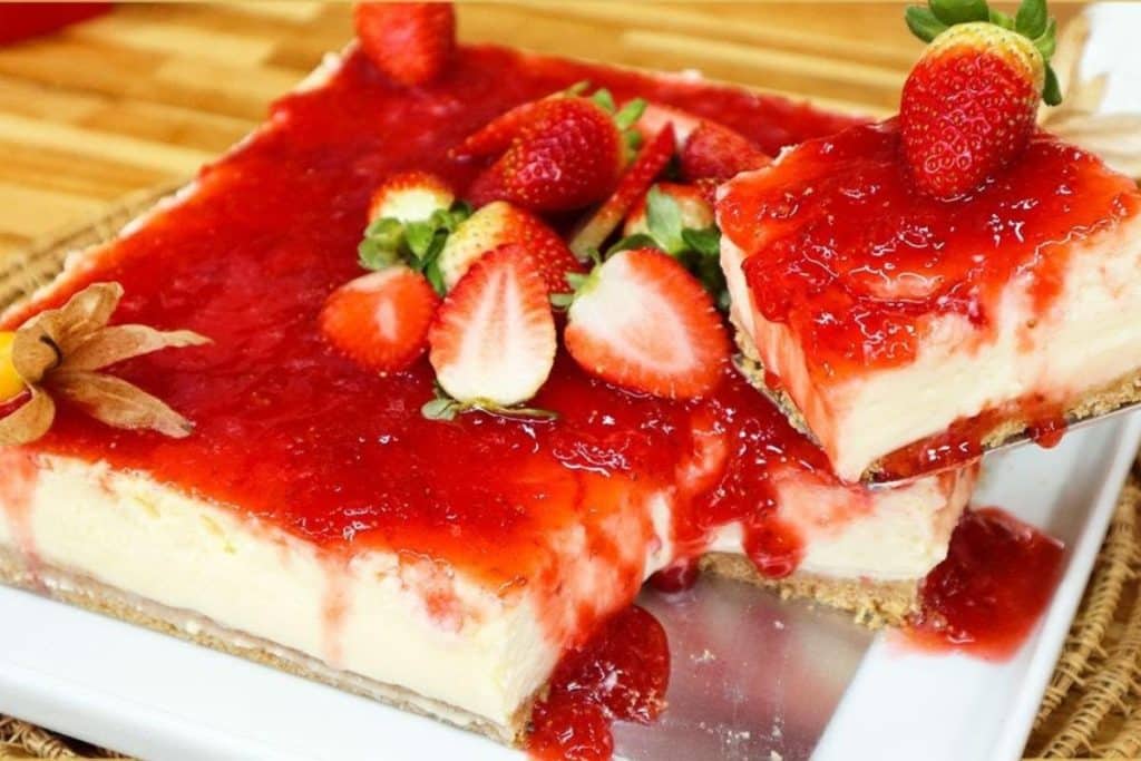 Cheesecake De Morango