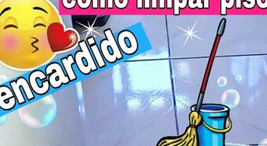 limpador de piso encardido