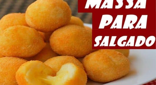 massa para salgado frito