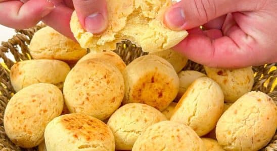 pão de queijo que não murcha
