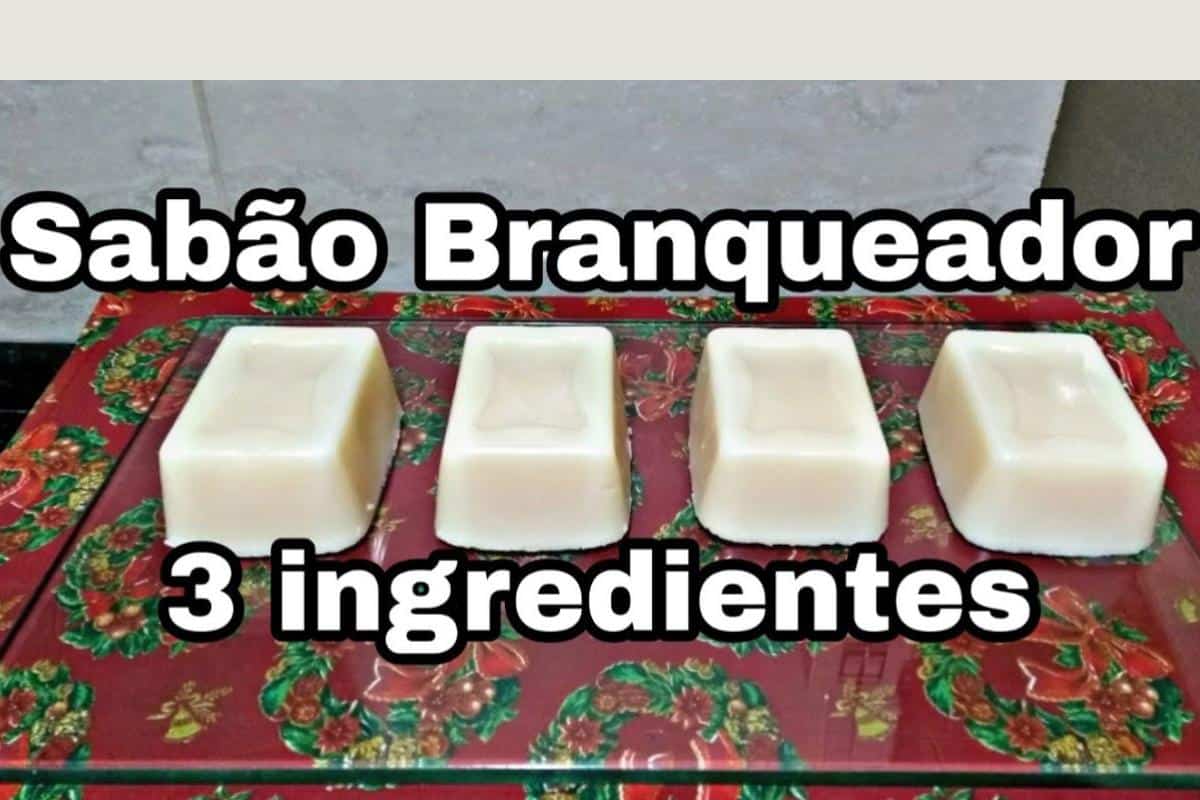 sabão branqueador de roupas