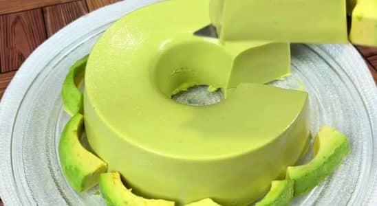 sobremesa de abacate