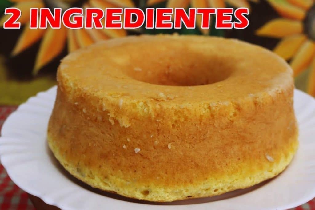 Bolo Com 2 Ingredientes