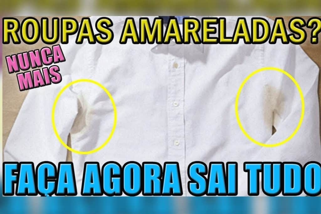 Como Branquear Roupa Amarelada