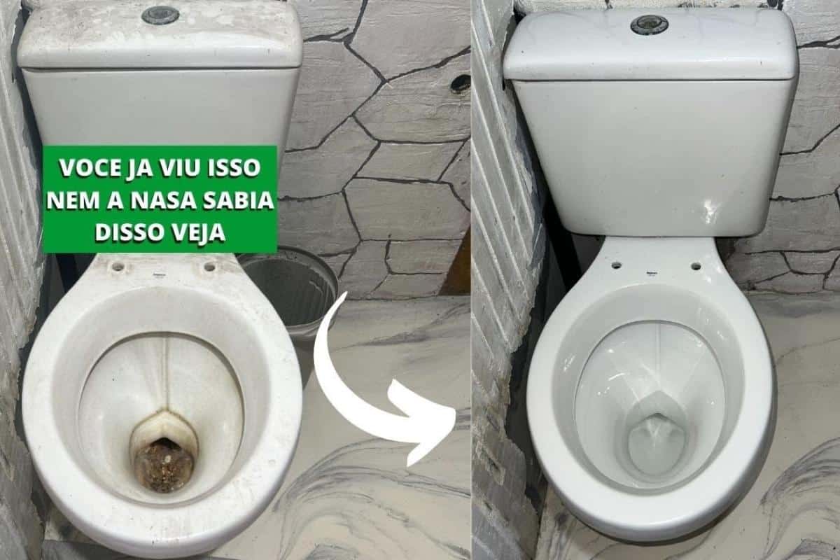 Como limpar vaso sanitário encardido e manchado de um jeito bem fácil e ...