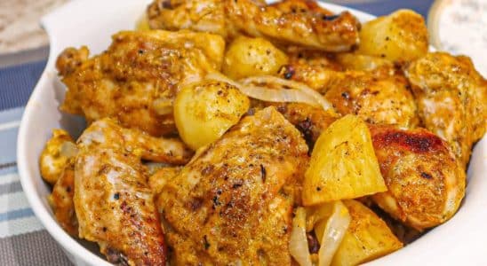 Frango Assado Com Batatas