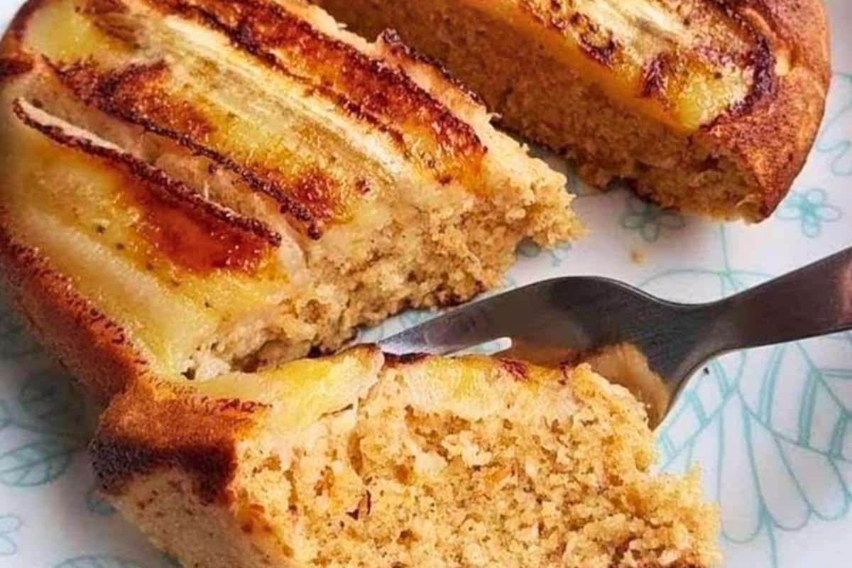 Pãozinho de aveia com banana saudável e gostoso para substituir o pão ...