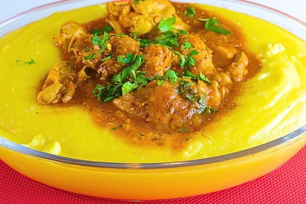 Polenta Com Frango