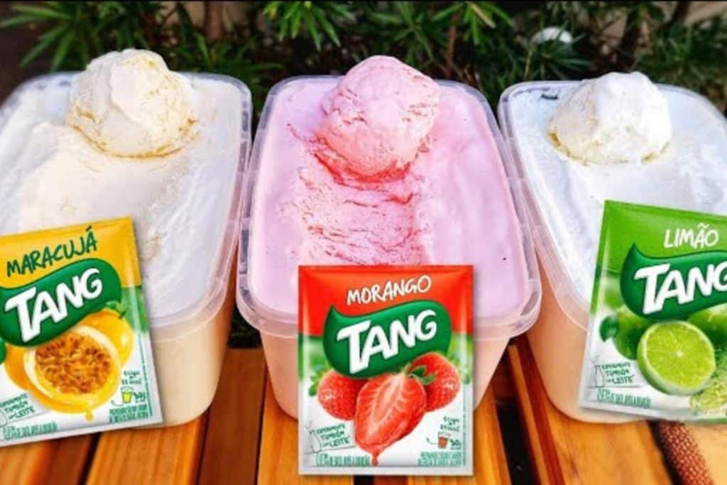 Sorvete Caseiro Com Tang