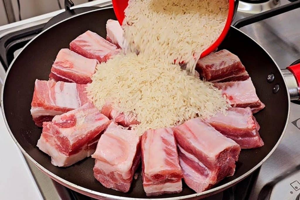 Arroz Com Costelinha De Porco