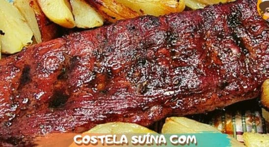 costela suína com batata