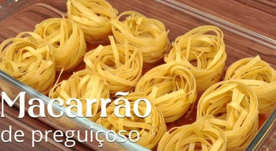 Macarrão De Preguiçoso