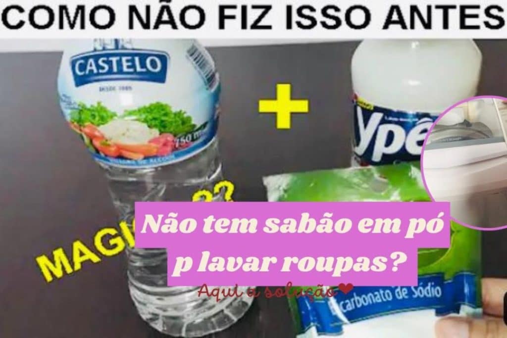 Misturinha Para Lavar Roupas