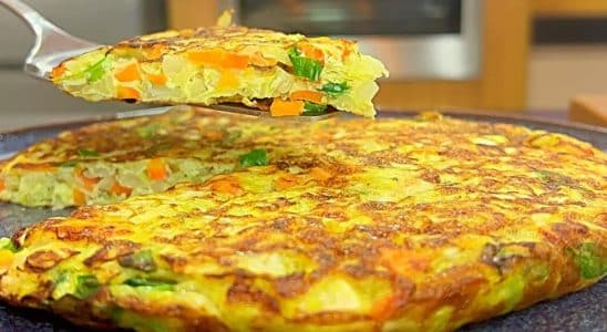 Omelete De Legumes