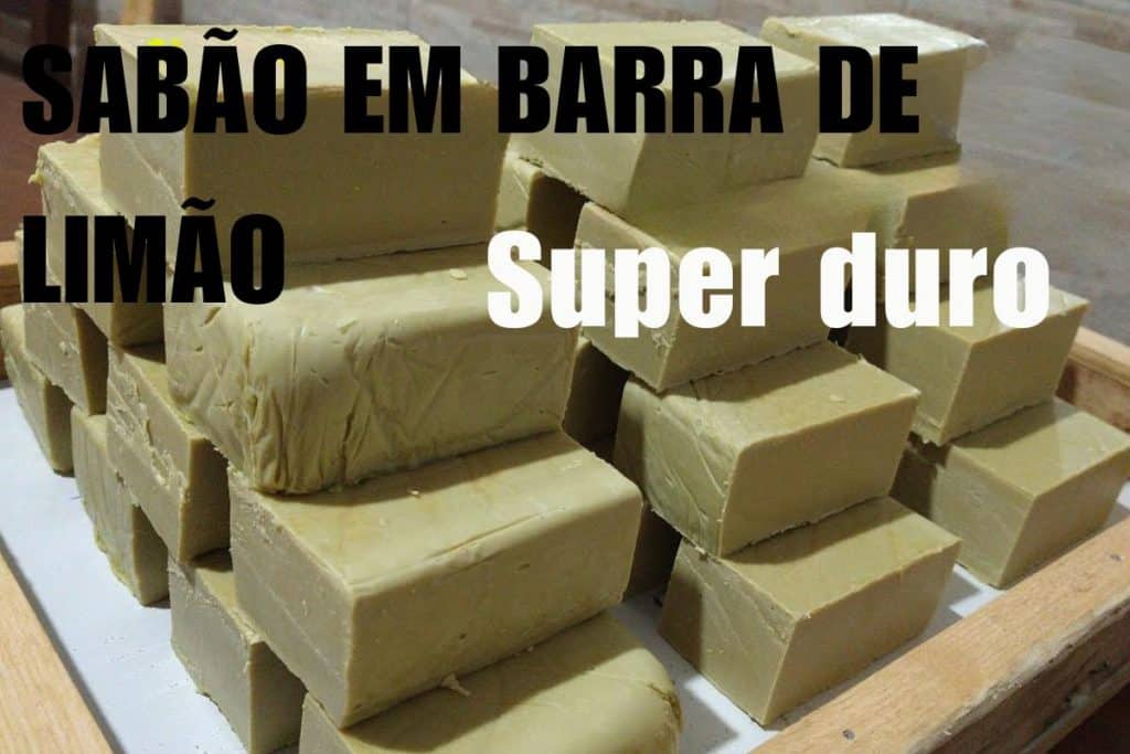 Sabão De Limão Em Barra